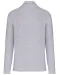 K264 - Herenpolo lange mouwen van jersey Oxford Grey