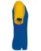 K330 - Baseball - Tweekleurig t-shirt Royal Blue / Yellow