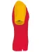 K330 - Baseball - Tweekleurig t-shirt Red / Yellow