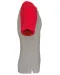 K330 - Baseball - Tweekleurig t-shirt Light Grey / Red