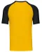 K330 - Baseball - Tweekleurig t-shirt Yellow / Black