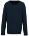 K9109 - Trui met V-hals kind Navy