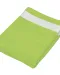 K118 - Fluwelen Strandlaken Lime / White