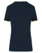 WK3021 - Dames-T-shirt Day To Day korte mouwen Navy / Fluorescent Yellow