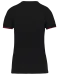 WK3021 - Dames-T-shirt Day To Day korte mouwen Black / Red