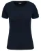 WK3021 - Dames-t-shirt Day To Day korte mouwen Navy / Light Royal Blue