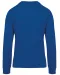 K481 - Damessweater BIO ronde hals raglanmouwen Ocean Blue Heather