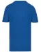 K398 - Bio T-shirt kraag met onafgewerkte rand korte mouwen Ocean Blue Heather
