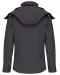 K414 - Dames softshell jas met afneembare capuchon Titanium