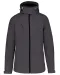 K414 - Dames softshell jas met afneembare capuchon Titanium