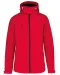 K414 - Dames softshell jas met afneembare capuchon Red