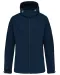 K414 - Dames softshell jas met afneembare capuchon Navy