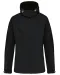 K414 - Dames softshell jas met afneembare capuchon Black