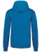 K446 - Sweater met contrasterende capuchon Tropical Blue / White