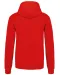 K446 - Sweater met contrasterende capuchon Red / White