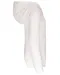 K453 - Kinder Sweater met gecontrasteerde capuchon White / Fine Grey