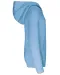 K453 - Kinder Sweater met gecontrasteerde capuchon Sky Blue / White