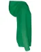 K453 - Kinder Sweater met gecontrasteerde capuchon Light Kelly Green / White