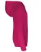 K453 - Kinder Sweater met gecontrasteerde capuchon Fuchsia / Fine Grey