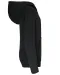 K453 - Kinder Sweater met gecontrasteerde capuchon Black / Yellow