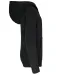 K453 - Kinder Sweater met gecontrasteerde capuchon Black / Fine Grey