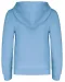 K453 - Kinder Sweater met gecontrasteerde capuchon Sky Blue / White