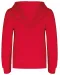 K453 - Kinder Sweater met gecontrasteerde capuchon Red / White