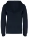 K453 - Kinder Sweater met gecontrasteerde capuchon Navy / Fine Grey
