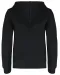 K453 - Kinder Sweater met gecontrasteerde capuchon Black / Red