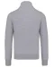 K456 - Herensweater met rits Oxford Grey