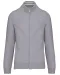 K456 - Herensweater met rits Oxford Grey