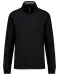K456 - Herensweater met rits Black