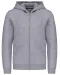 K455 - Kinder sweatvest met capuchon Oxford Grey
