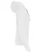 K465 - Damessweater met capuchon in contrasterende kleur White / Fine Grey
