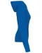 K465 - Damessweater met capuchon in contrasterende kleur Light Royal Blue / White