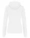 K465 - Damessweater met capuchon in contrasterende kleur White / Fine Grey