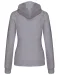 K465 - Damessweater met capuchon in contrasterende kleur Oxford Grey / Navy