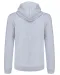 K466 - Herensweater met rits en capuchon in contrasterende kleur Oxford Grey / Navy