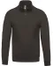 K478 - Sweater met ritskraag Dark Grey