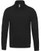K478 - Sweater met ritskraag Black