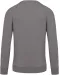 K480 - Herensweater BIO ronde hals raglanmouwen Storm Grey