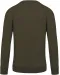 K480 - Herensweater BIO ronde hals raglanmouwen Mossy Green