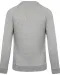 K480 - Herensweater BIO ronde hals raglanmouwen Grey Heather