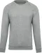 K480 - Herensweater BIO ronde hals raglanmouwen Grey Heather