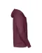 RU266M - Authentic Sweatvest met capuchon Burgundy