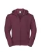 RU266M - Authentic Sweatvest met capuchon Burgundy