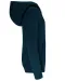 K486 - Kindersweatvest met capuchon Navy / Fine Grey