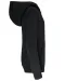 K486 - Kindersweatvest met capuchon Black / Fine Grey