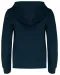 K486 - Kindersweatvest met capuchon Navy / Fine Grey