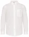 K521 - Kinder poplin overhemd lange mouwen White